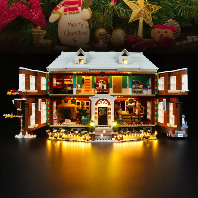 LocoLee LED Licht Kit für Lego 21330 Home Alone Haus Beleuchtungs Lichter Set