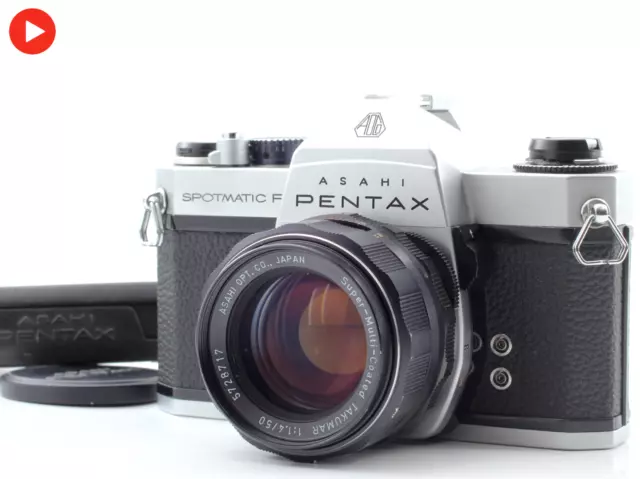 Tested [MINT] Pentax Spotmatic F SPF Film Camera SMC TAKUMAR 50mm 1.4 From JAPAN