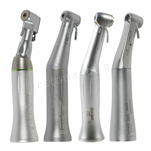 Dental Implant 20:1 Contra Angle Low Speed Handpiece Push/Latch Type UK