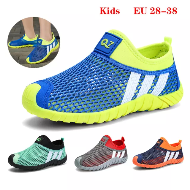 Kids Summer Shoes Running Trainers Girls Boys Comfy School Casual Sneakers Uk