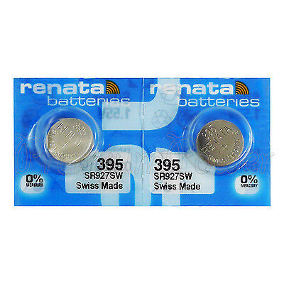 Renata 2 Renata 399 SR927W Batteries Argenté 1.55V Watch Batterie Exp 2024 Neuf 