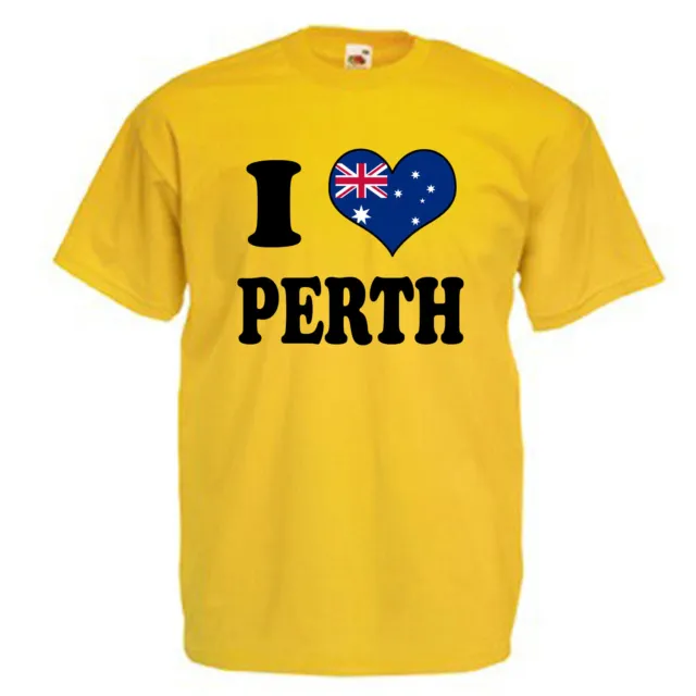 I Love Heart Perth Australia Children's Kids T Shirt