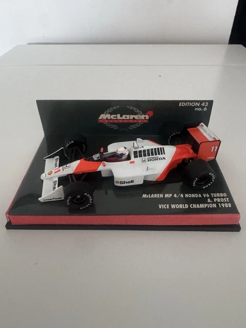 1/43 ONYX 003 McLAREN HONDA MP4/4 1988 #11 ALAIN PROST BARCODE