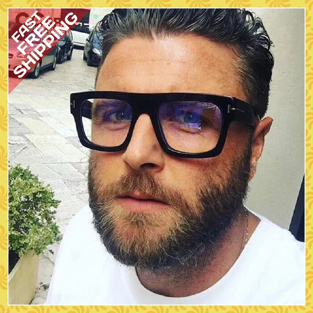 BEST Style Retro Reading Glasses Oversized Xl Square Flat-top Thick Frame Mens ✔