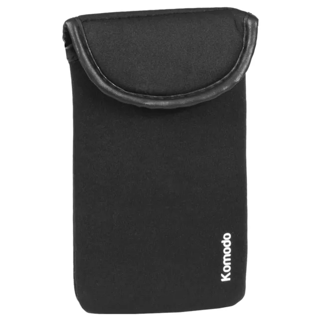 Apple Samsung HTC Sony Huawei LG HTC Black Neoprene Phone Pouch Sock Cover Case