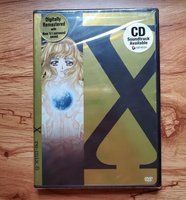 X Re-Mix Vol. 5 DVD X/1999 CLAMP Sealed New Remastered Tokyo Babylon Anime 90s