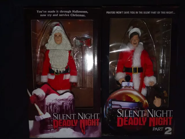 NECA Silent Night, Deadly Night Parts 1 & 2 Billy & Ricky Lot Of 2 Please Read