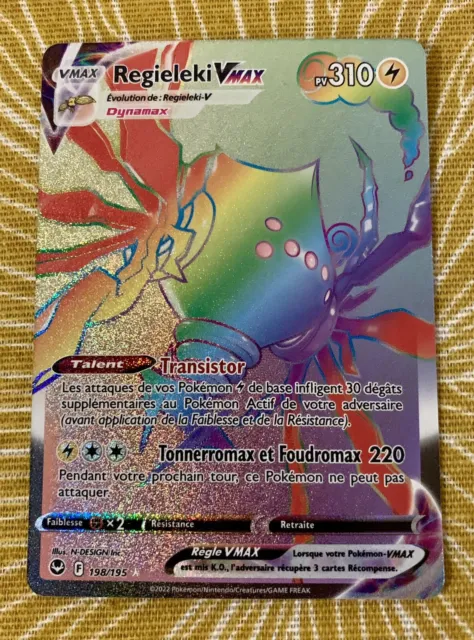 Regieleki VMAX - 058/195 - Ultra Rare - Carte Pokémon Tempête Argentée EB12  - DracauGames