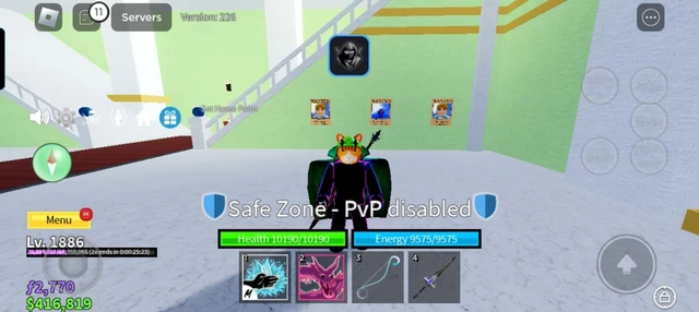 Blox Fruits Account LEVEL 1886