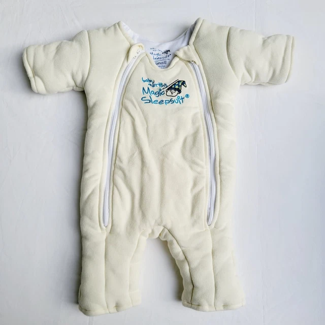 Baby Merlin's Magic Sleepsuit Cream Cotton - Small (3-6 Months)