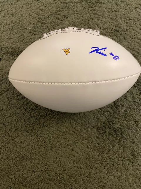 Nicco Marchiol Signed Autographed Football West Virginia Mountaineers