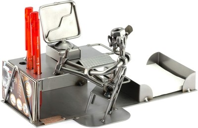 Steelman24 I Omini di Viti Calzolaio I Idee Regalo Originale I Soprammobili in Metallo I Modellino 