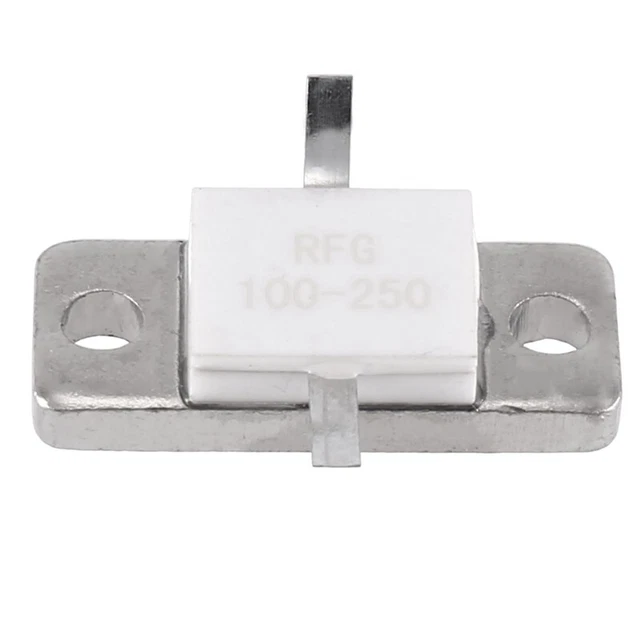250Watts 100Ohms RESISTOR Flange MOUNT 250 WATT 100 OHMS Beryllium Oxide RFV6