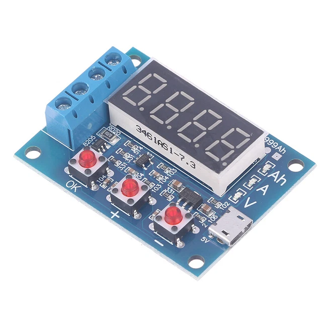 ZB2L3 Battery Capacity Tester External Load Discharge 1.2-12V With Two Resistors