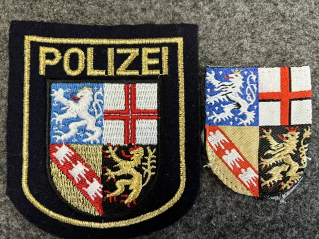 West German State of Saarland Police Patches