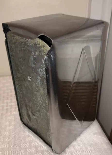 Vintage Bloomfield Ind Diner Napkin Dispenser Metal Chrome Holder