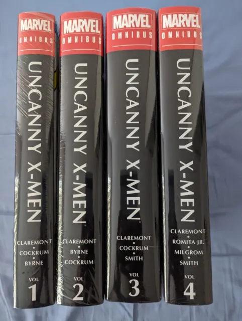 Uncanny X-Men Omnibus Volume 1 2 3 4 Brand-New Sealed Marvel Comics Claremont