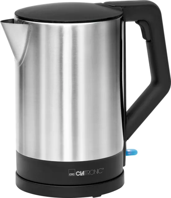 CLATRONIC Wasserkocher WKS 3692, 1,5 L, 1850 W, Cordless, schwarz