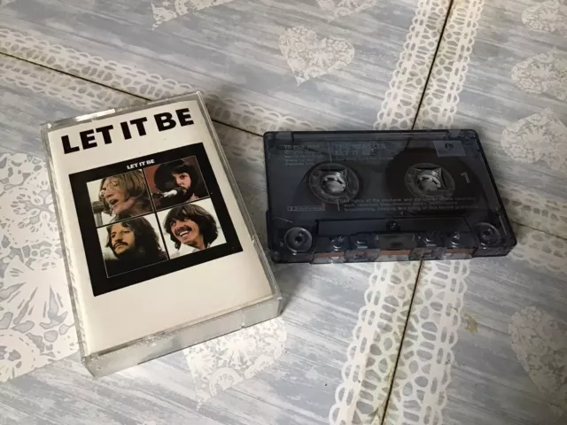 The Beatles  -  Let It Be  -  Cassette Album On Parlophone Label