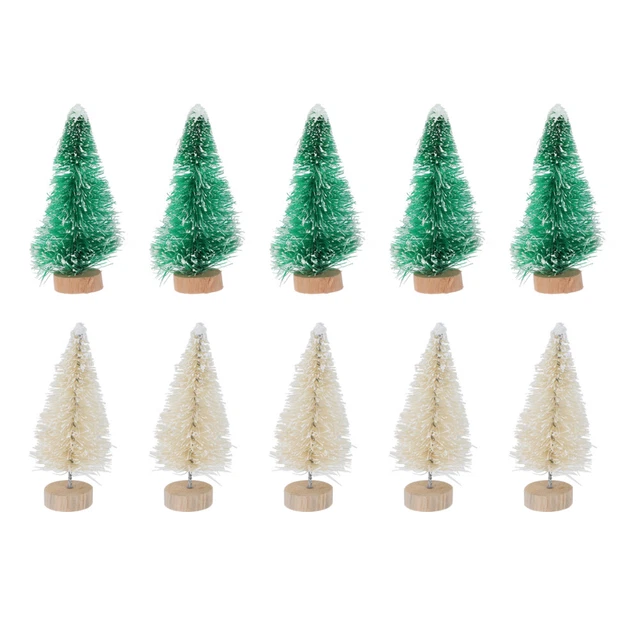 Decorazioni per albero di Natale in plastica mini alberi albero da scrivania ornamenti