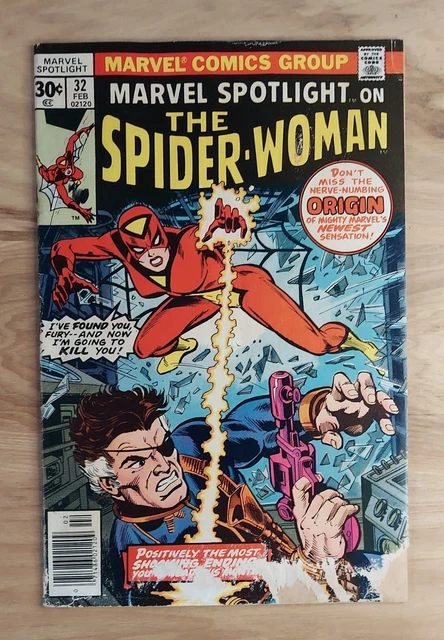 Marvel Spotlight #32 - Newsstand - 1st App Jessica Drew Spider-Woman! HUGE Key!