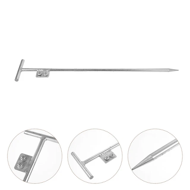 GROUNDING ROD IRON Grounding Pin Electrical Wire Grounding Bar Earthing ...
