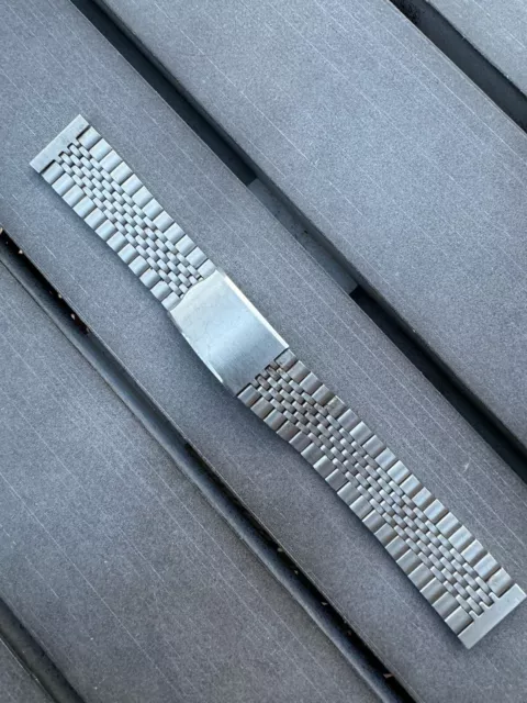 18mm Vintage Geneva Stainless Steel Watch Band Bracelet