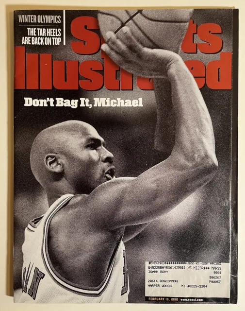 Sports Illustrated 1998 Michael Jordan 'Don't Bag It Michael'