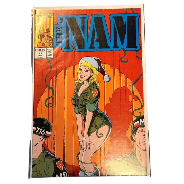 THE ‘NAM - Marvel Comics Lot (28 Comic Books) - #3 Feb 1986 Thru #35 Oct 1989 2