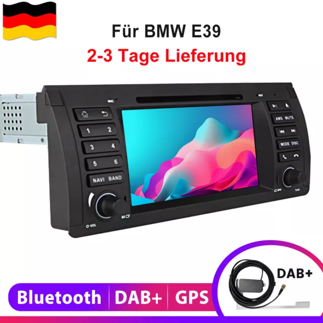 Für BMW 5er E39 7er E38 7" HD Autoradio CD DVD GPS Navi DAB+ BT RDS USB SWC DAB+