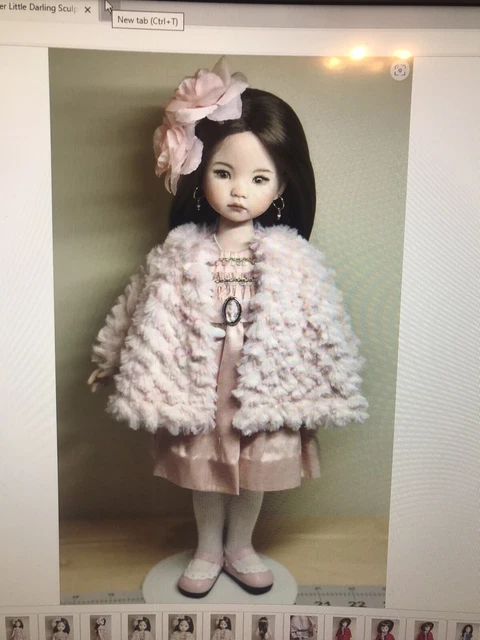 Dianna Effner 13” Little Darlng Porcelain doll