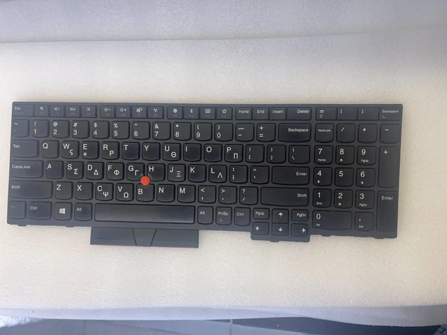 Clavier Grec Noir Lenovo ThinkPad - Modèles L580, E590, Etc. - Occasion Garanti 6 Mois