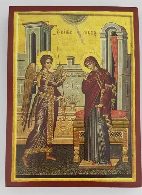 Maria Verkündigung Engel Gabriel Ikone Ikona Ikonen Icon Annunciation Holy Mary