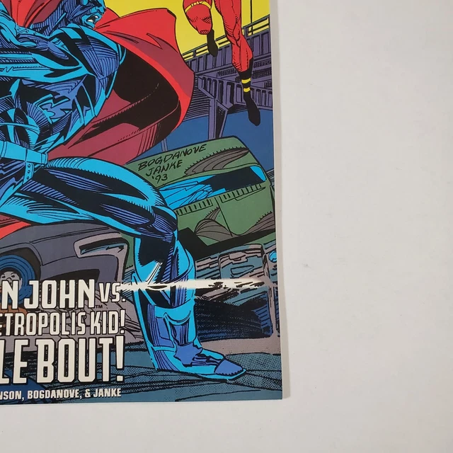 Superman The Man of Steel #23 Reign of the Superman Die Cut DC Comic Book 1993 4