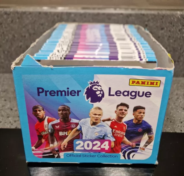 PANINI PREMIER LEAGUE 2024 Official sticker Collection x100 Sealed