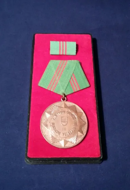 für treue Dienste  Deutsche Volkspolizei Bronze Stufe III DDR Orden Medaille