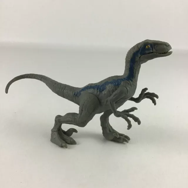 JURASSIC WORLD FALLEN Attack Pack Velociraptor Blue Dinosaur Toy Action ...