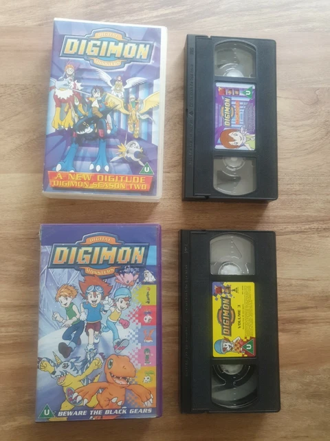 Digimon VHS Video Cassette Tape Bundle | Used -