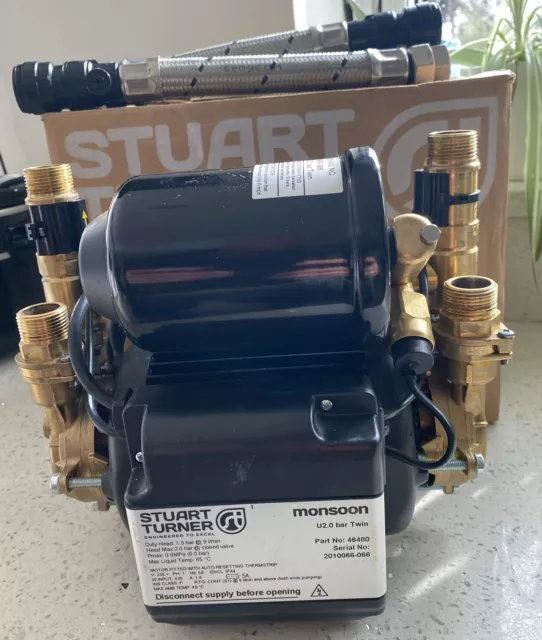 Stuart Turner twin universal 2.0 bar pump. 46480 and Hose’s