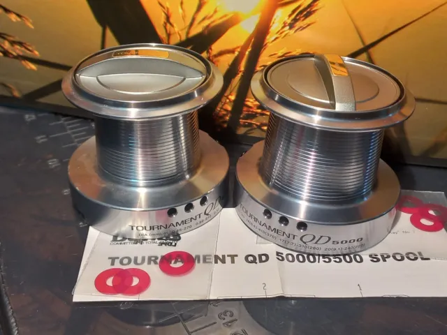 Daiwa Tournament QD 5500 & 5000 For Entoh  & ISO  Spare (Replacement) Spools NEW