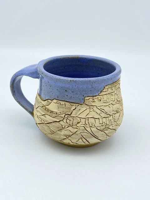 Wheel Thrown Pottery Mug Dessert Mountain Marked