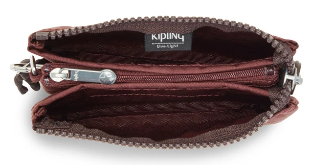 Portafoglio Lungo Kipling RUBI Snap - Polso Golden Night KI4576 - Nuovo Con Etichette