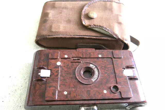 MINT VINTAGE 1930s COLLECTABLE KODAK No2 HAWKETTE BROWN BAKELITE FOLDING CAMERA