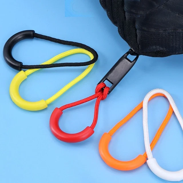 20PCS Plastic Zippers Pull Rope U-shaped Zipper Cord   Luggage Access