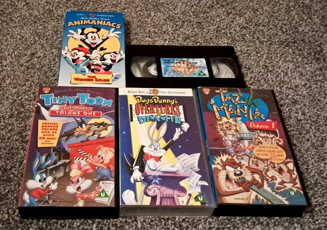 TINY TOON ADVENTURES Animaniacs Taz Children Kids Bundle Joblot Pal Vhs ...