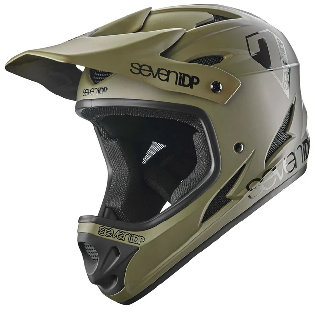 7Idp M1 Full Face Mountain Bike/Bmx/Enduro/Ebike Helmet Armyx/Large++Sale
