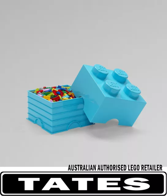LEGO STORAGE BRICK 4 Azur Blue Room Copenhagen from Tates Toyworld 49.00 PicClick AU