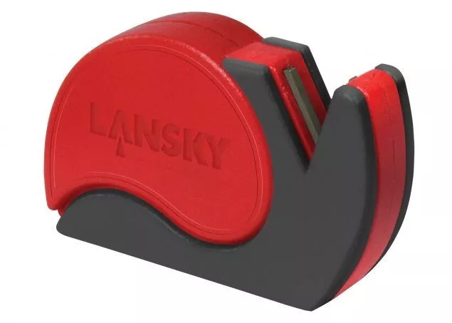 The Lansky  Sharp’n Cut™ 2 in 1 portable sharpening tool