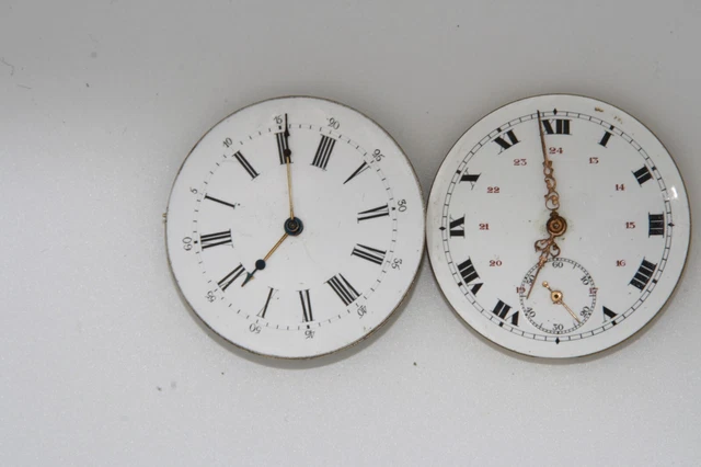 Lot De Pièces Mécanismes De Montres Gousset - Réf REF09193J, Occasion, Idéal Bricolage