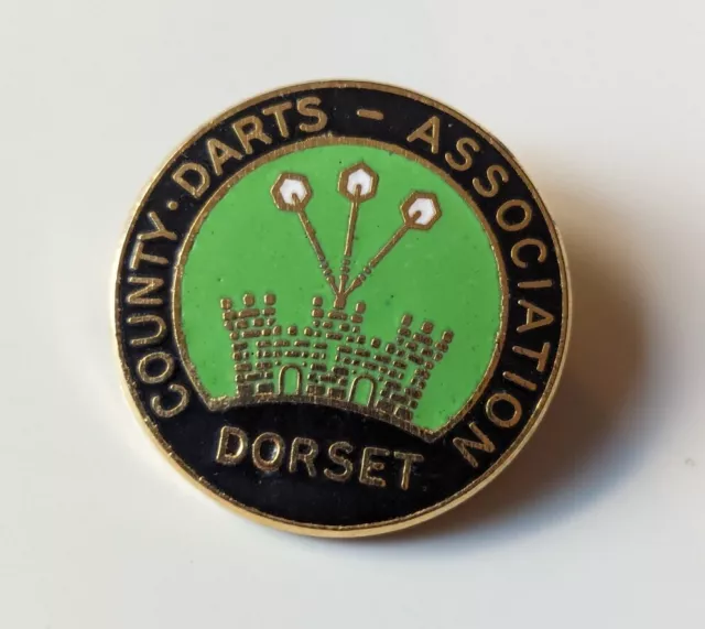 Dorset County Darts Association Enamel Pin Badge